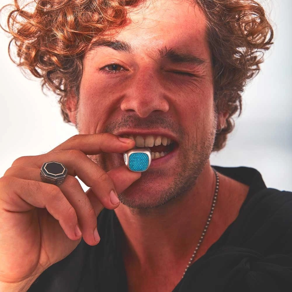 Plata Anillo impresionante para uso diario