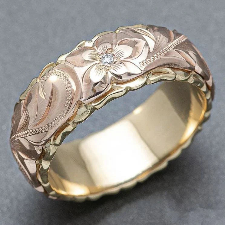 Oro Anillo romántico para momentos especiales