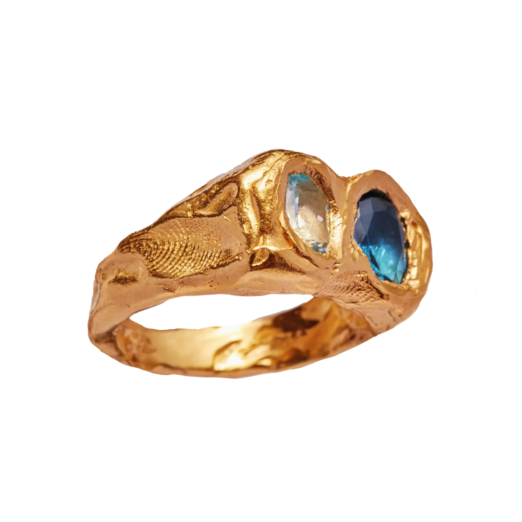 Oro Anillo elegante para toda ocasión